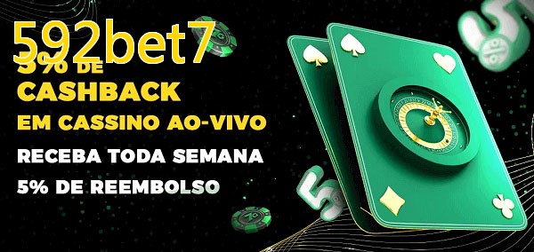 Promoções do cassino ao Vivo 592bet7